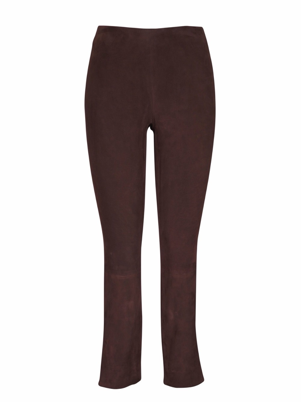 Vince Dark Brown Cropped Suede Pants